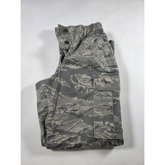 Military Pants Womens 10 Short 10S Trousers Utility Air Force Camouflage - Picture 1 of 6